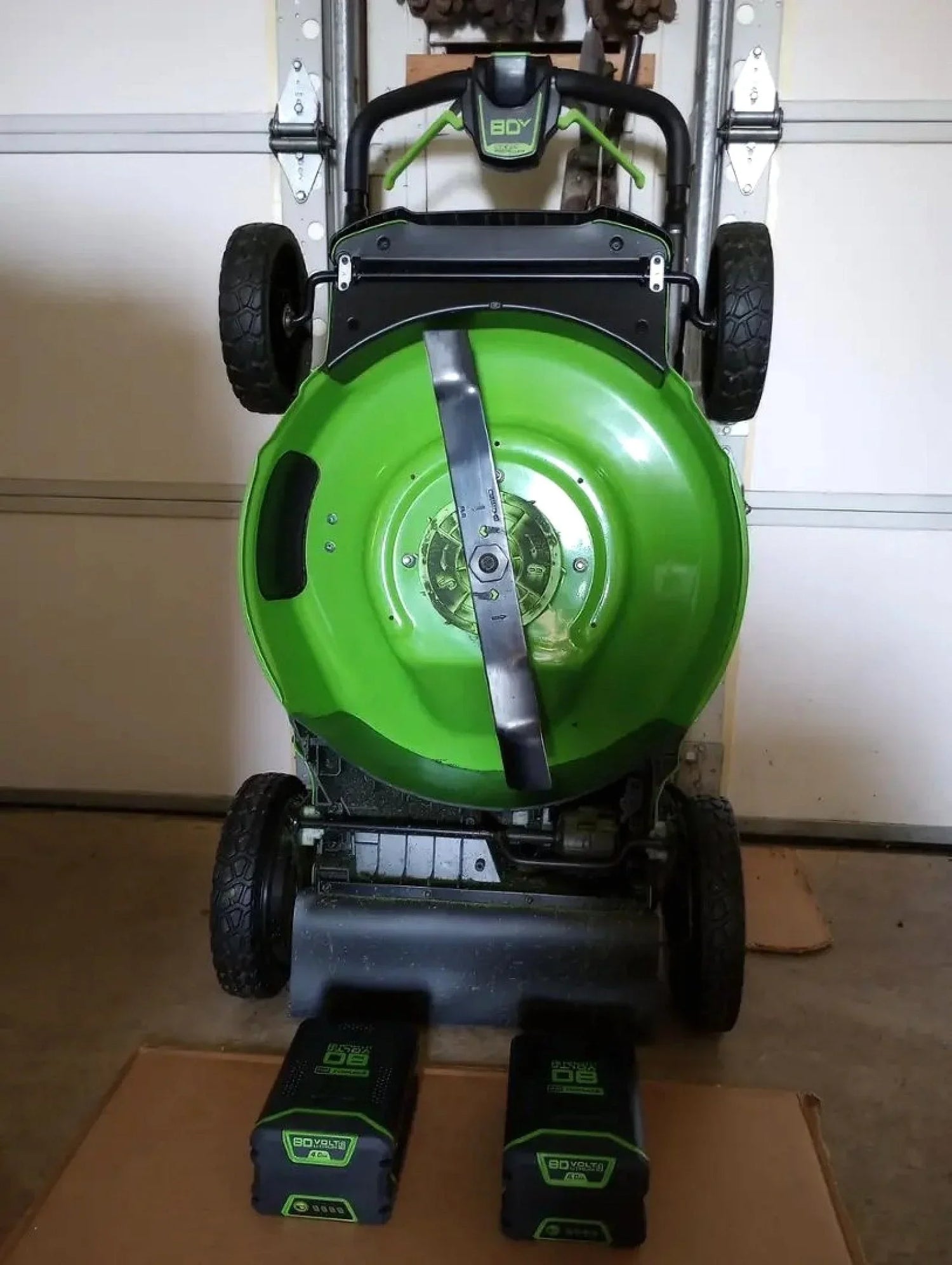 Greenworks 80V 21-Inch Cordless Self-Propelled Lawn Mower with 4.0Ah Battery & Charger