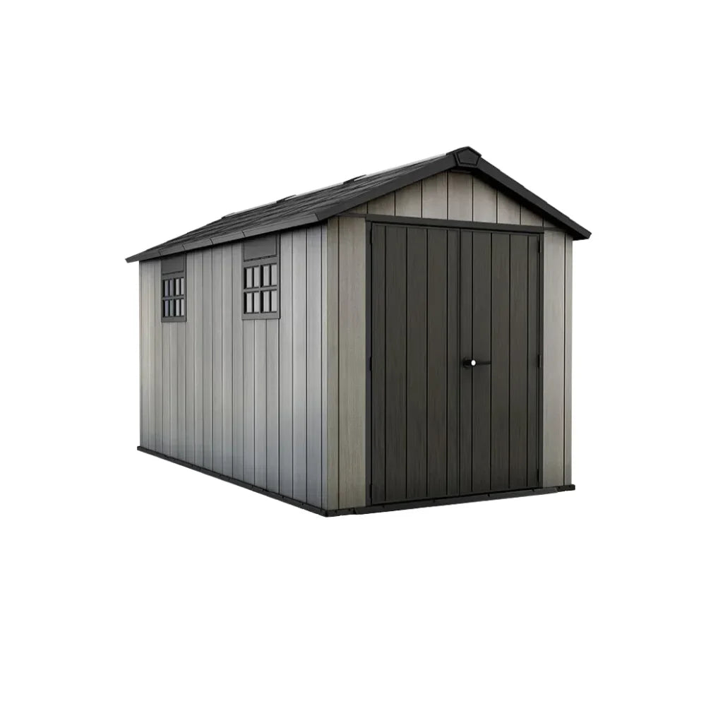 Keter Oakland 7.5×13 ft Duotech Steel Reinforced Storage Shed