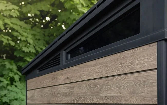 Keter Signature Storage Shed Ashwood Brown 11×7 Ft Resin