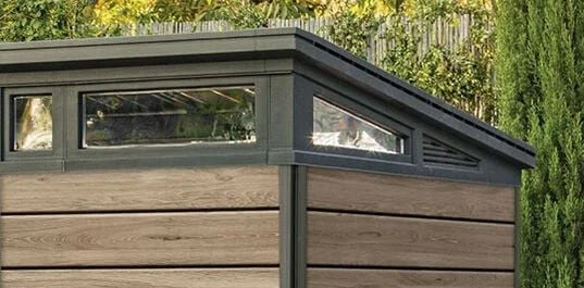 Keter Signature Storage Shed Ashwood Brown 11×7 Ft Resin