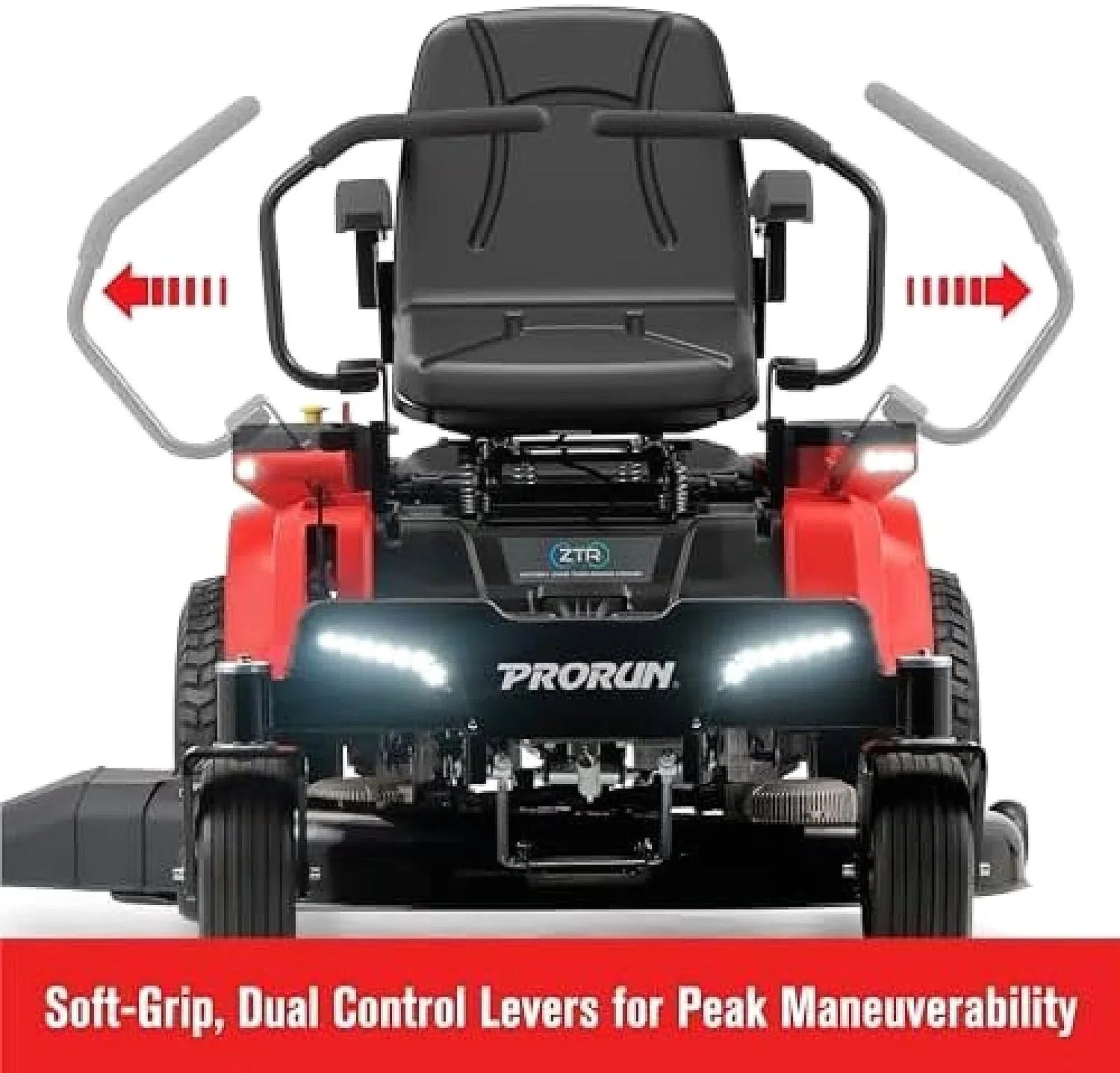 PRORUN PZT60V42 60V 42-inch Brushless Electric Zero Turn Riding Lawn Mower