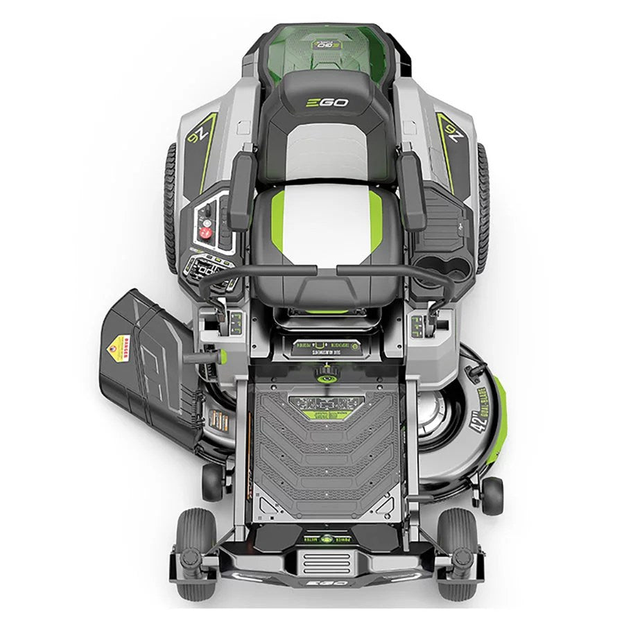EGO POWER 42″ Power+ Z6 Zero Turn Lawn Mower w/ (4) 10.0 Ah Batteries & 1600W Charger