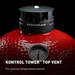 Kamado Joe Konnected Joe 18-Inch Digital Charcoal Grill and Smoker with Cart