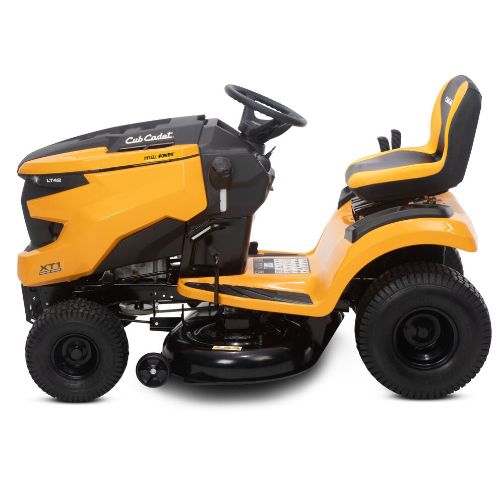 Cub Cadet XT1-LT 42 IP Lawn Tractor | 547cc IntelliPower Engine, 42″ Stamped Deck