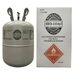 11 LB R1234yf Low-GWP Automotive AC Refrigerant