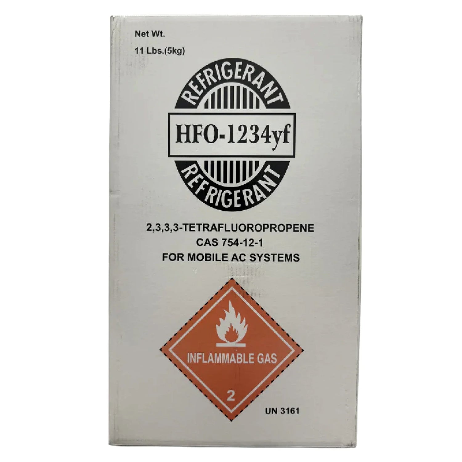 11 LB R1234yf Low-GWP Automotive AC Refrigerant