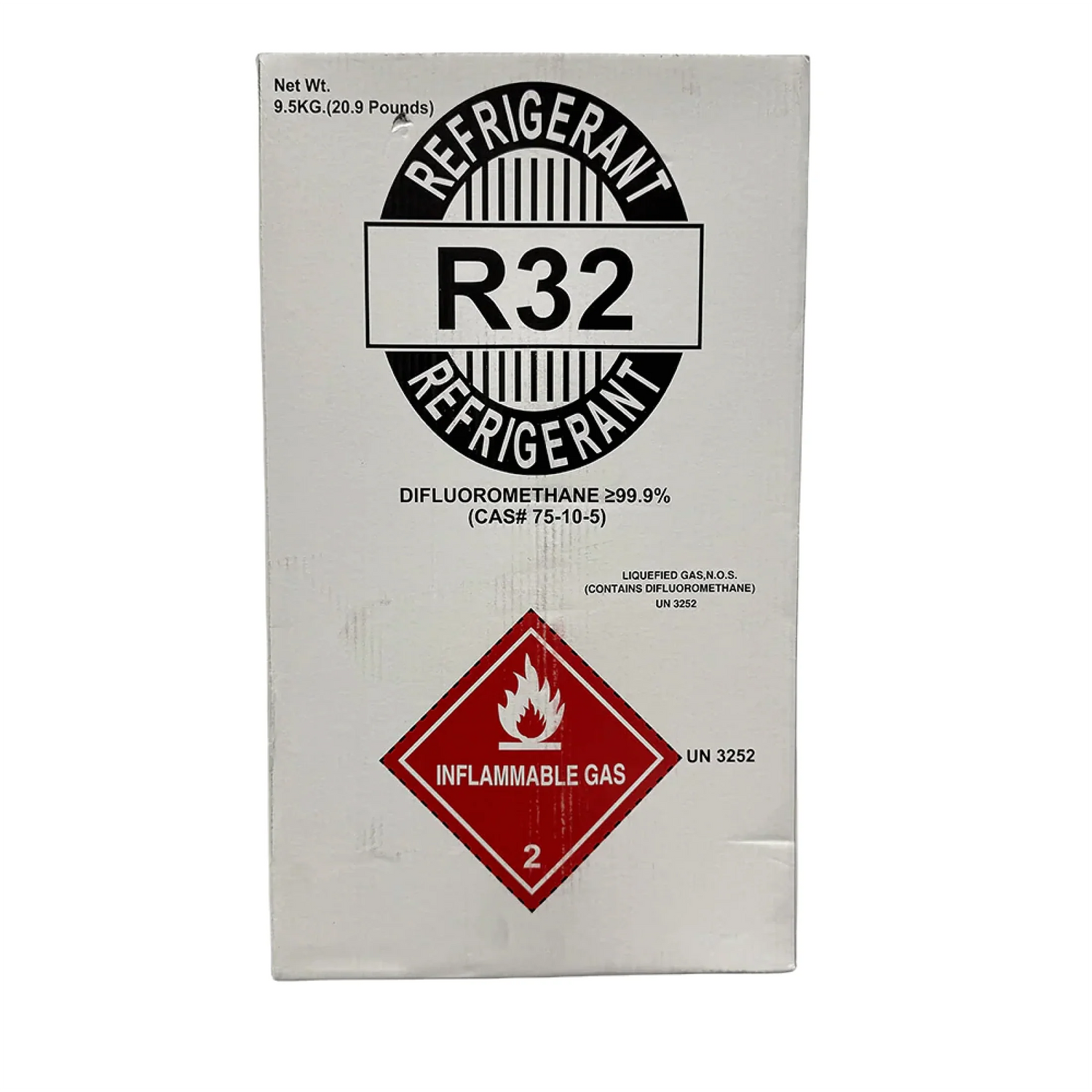 20.9 LB R-32 (Difluoromethane) A2L Refrigerant Gas for HVAC Systems