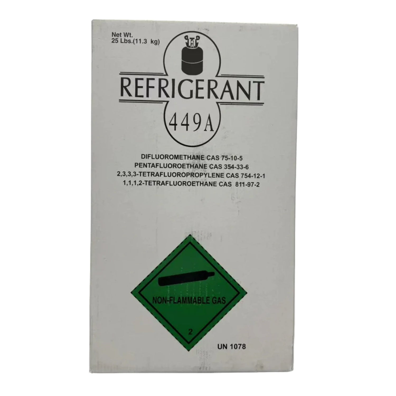 25 lb R449A HFO Blend Refrigerant Gas Cylinder