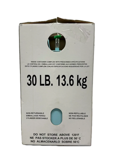 30 LB R134A Refrigerant Gas for Automotive AC and Refrigeration Systems
