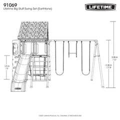Lifetime Big Stuff Swing Set