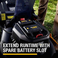 Caterpillar Cat 60V 21-Inch Brushless Walk-Behind Lawn Mower Kit