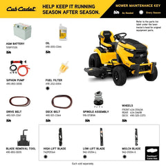 Cub Cadet XT2 SLX54 54-Inch 24HP Residential Riding Lawn Mower (13A5A2TMA10)