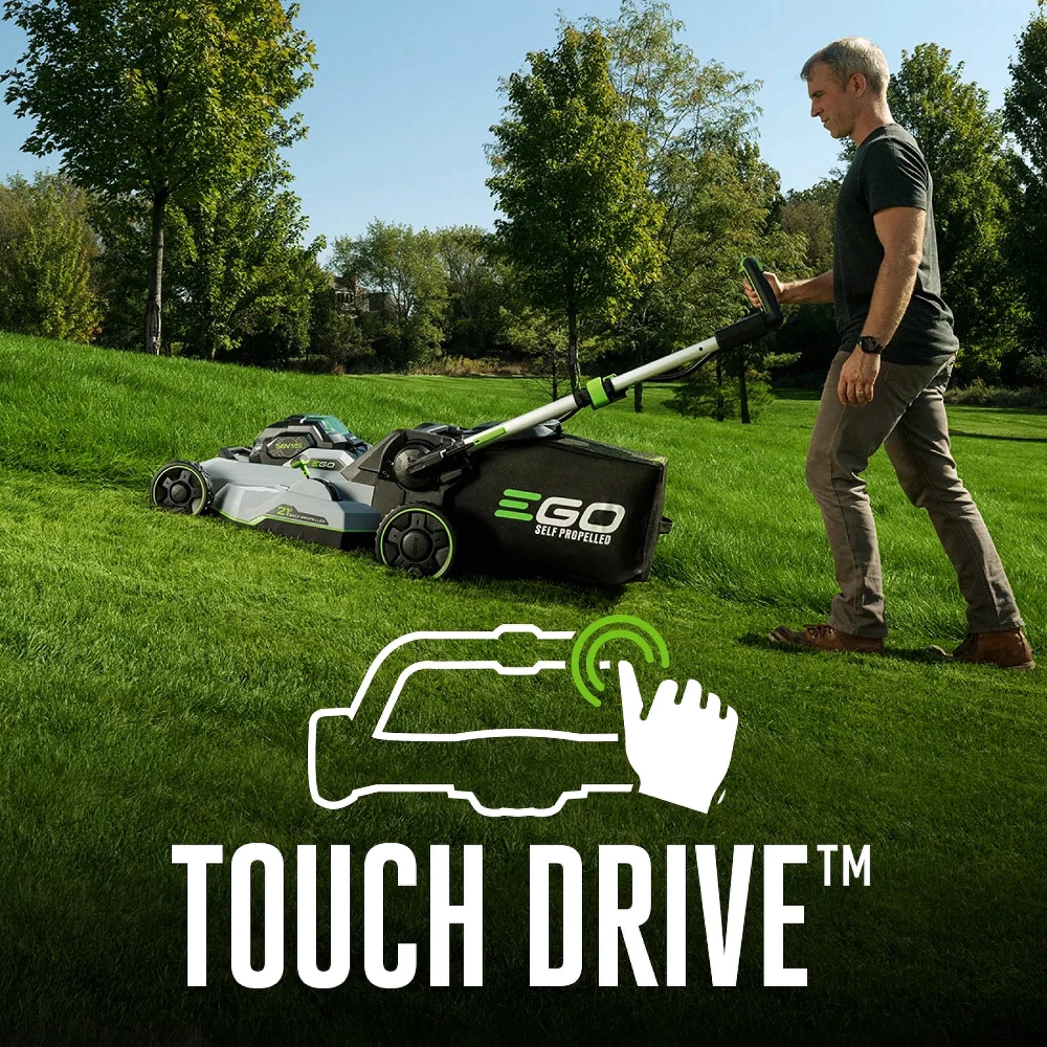 EGO POWER+ 21-Inch Select Cut Self-Propelled Lawn Mower Kit with 7.5Ah Battery & Charger