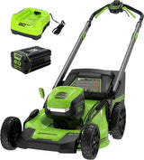 Greenworks 80V 21-Inch Cordless Self-Propelled Lawn Mower with 4.0Ah Battery & Charger