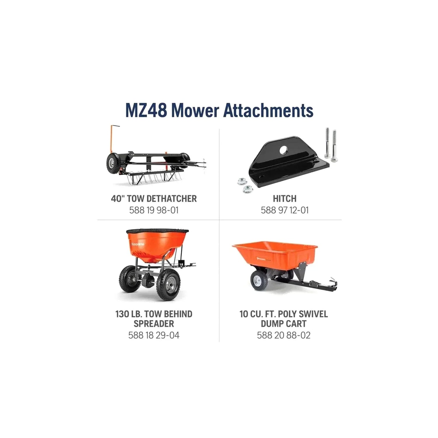 Husqvarna MZ48 48-inch 23 HP Kawasaki Zero-Turn Mower with ClearCut Deck