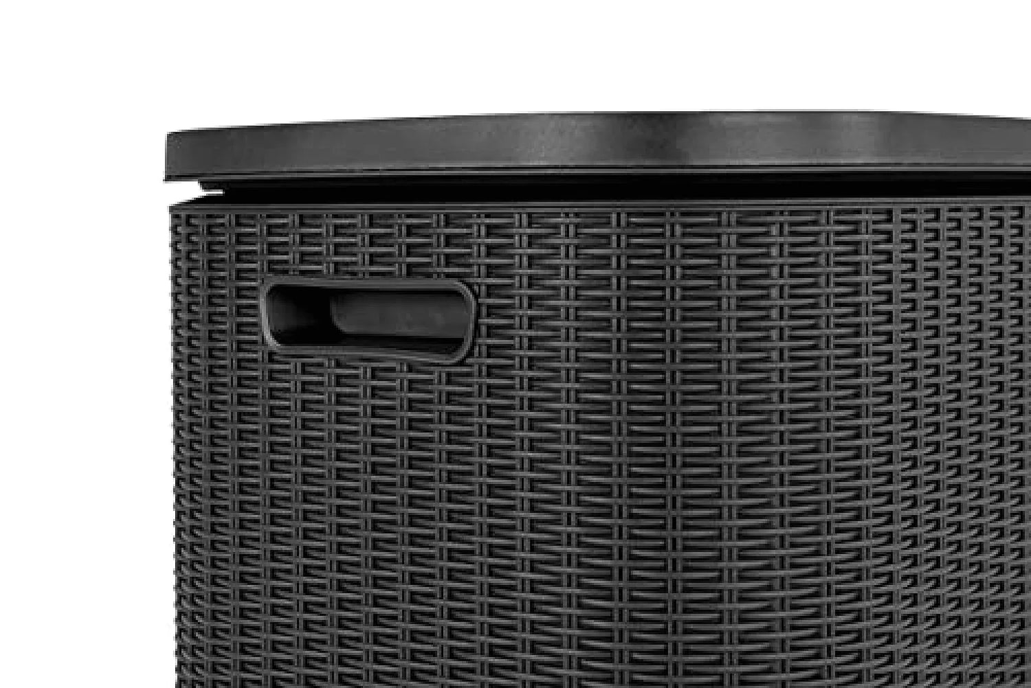 Keter Bevy Bar 2-in-1 Pop-Up Outdoor Cocktail Table & 15.85 Gallon Cooler, Anthracite Grey