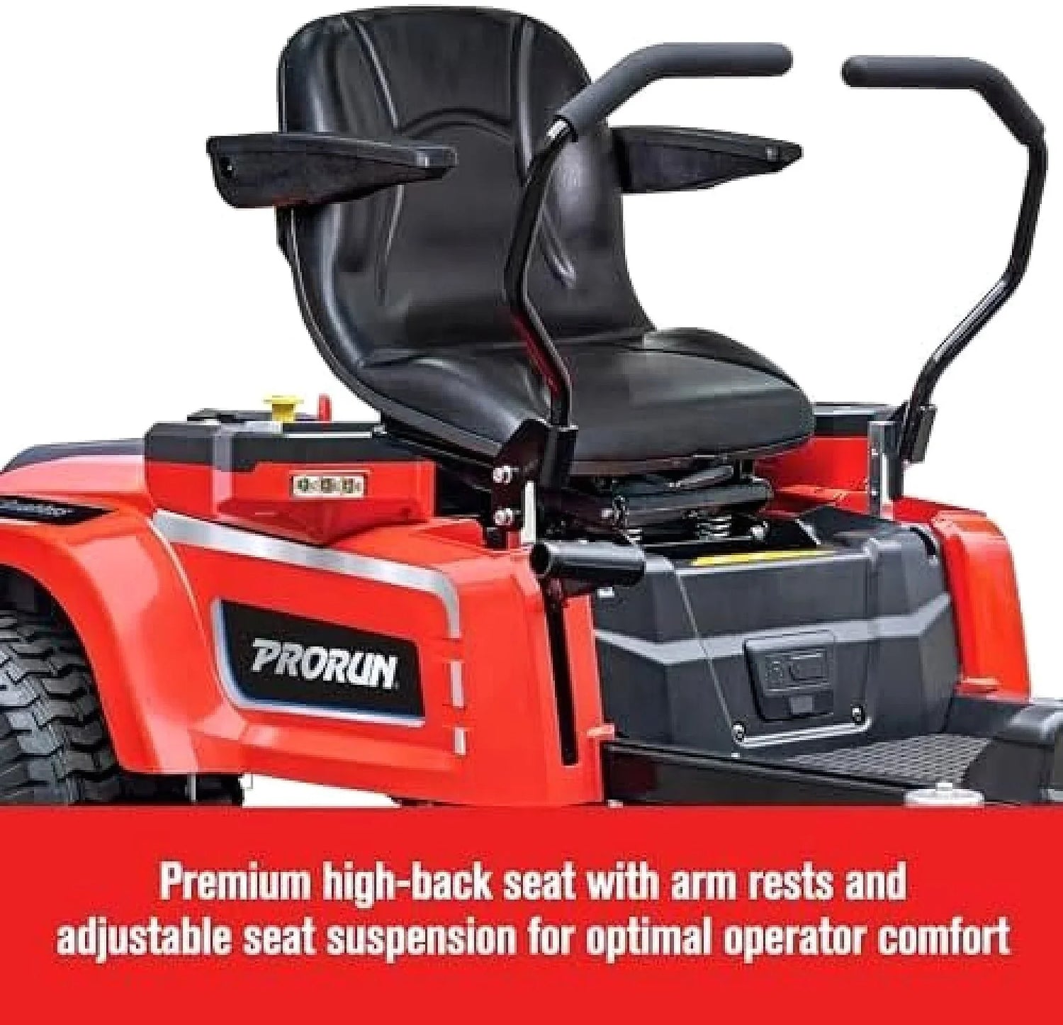 PRORUN PZT60V42 60V 42-inch Brushless Electric Zero Turn Riding Lawn Mower