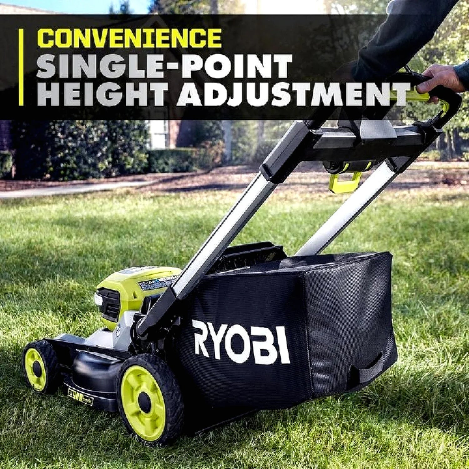 RYOBI 40V HP Brushless 21″ Self-Propelled Multi-Blade Lawn Mower Kit