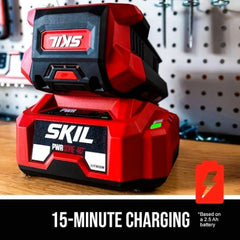 Skil PWR CORE 40-volt, 20-in Self-Propelled Battery Walk Mower with (1) 6 Ah Battery Included | SM4910C-11