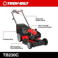 Troy-Bilt 21 in. 163cc 3-in-1 FWD Self Propelled Gas Mower