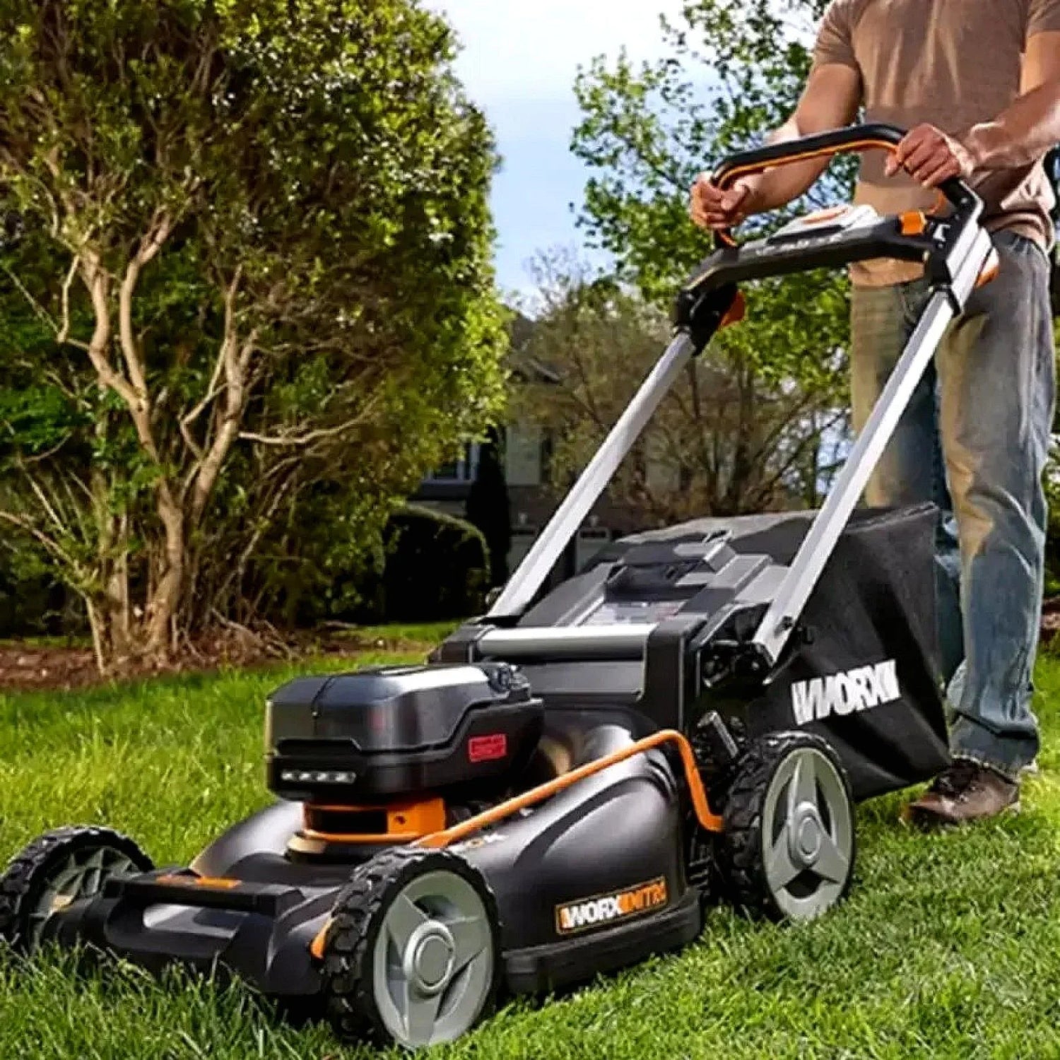 Nitro WG760 40V 21″ Cordless Self-Propelled Lawn Mower
