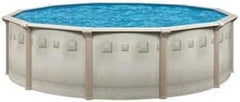 Brazil Premium 27′ x 52″ Round Above Ground Swimming Pool Packages