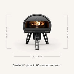 Gozney Roccbox Outdoor Pizza Ovens, Black, Portable, Gas & Wood Fired, Restaurant-Grades