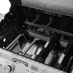 Monument Grills Eminence 405 |Tech Stainless Propane Gas Grills Eminence 405 & Cast Iron Cooking Plate